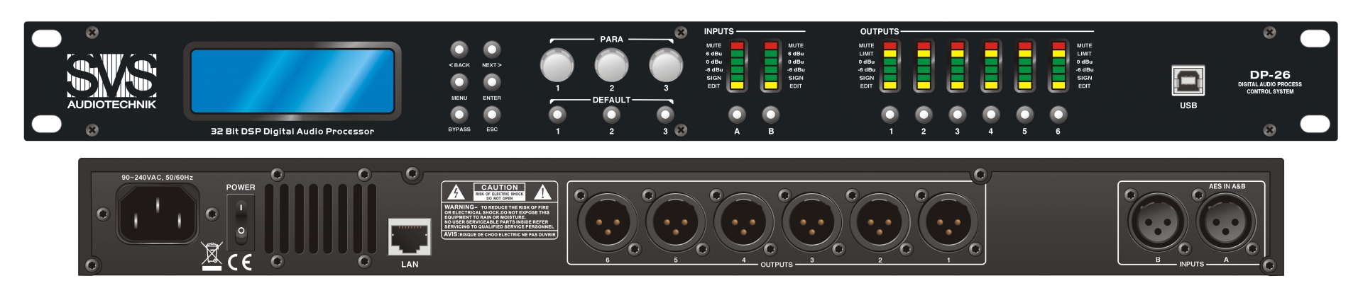 SVS Audiotechnik DP-26 Цифровой процессор: 2 входа 6 выходов в Железногорске