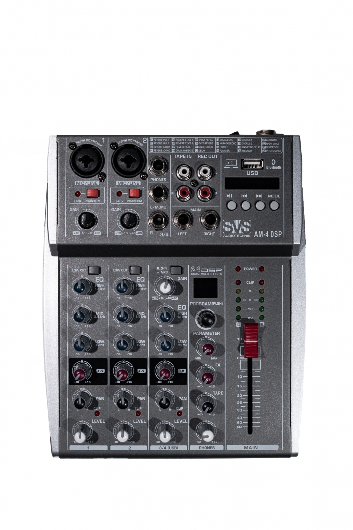 SVS Audiotechnik mixers AM-4 DSP Аналоговый микшерный пульт, 4-канала в Железногорске