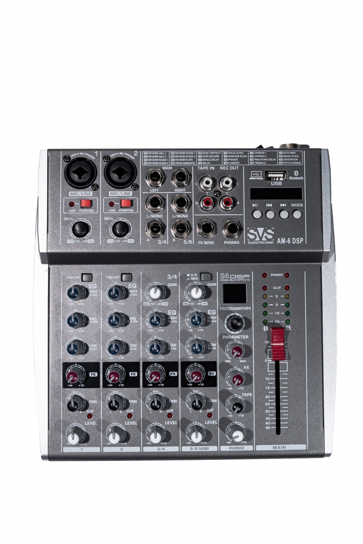 SVS Audiotechnik mixers AM-6 DSP Микшерный пульт аналоговый, 6-канальный SVS Audiotechnik mixers в Железногорске