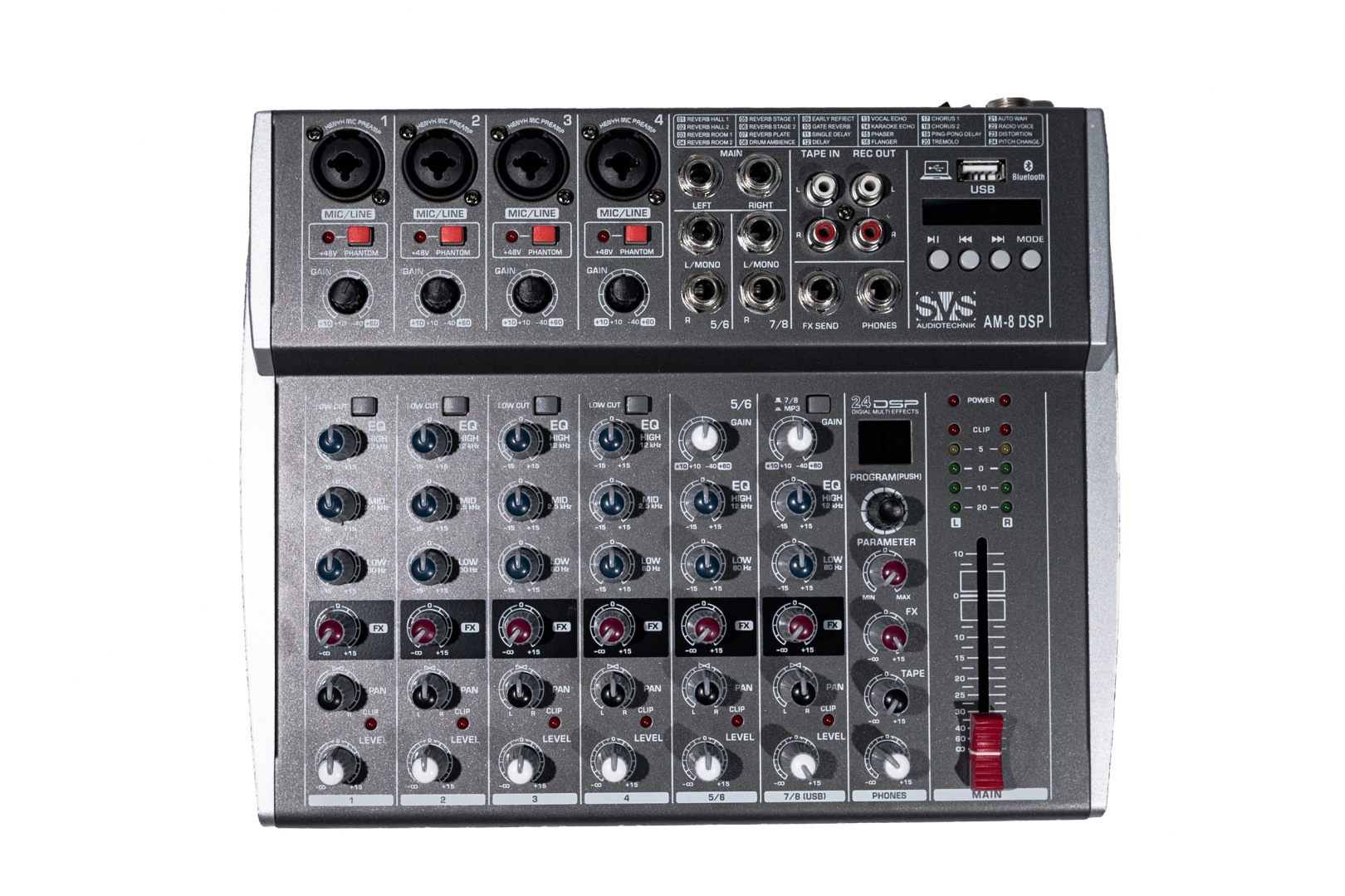SVS Audiotechnik mixers AM-8 DSP Микшерный пульт аналоговый, 8-канальный в Железногорске